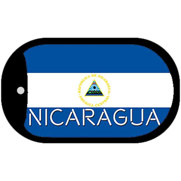Nicaragua Flag Dog Tag Kit Wholesale Metal Novelty Necklace