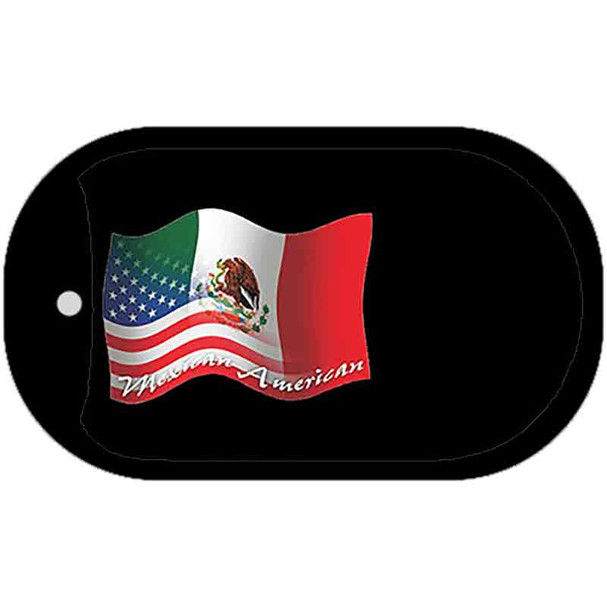 Mexican American Flag Dog Tag Kit Wholesale Metal Novelty Necklace