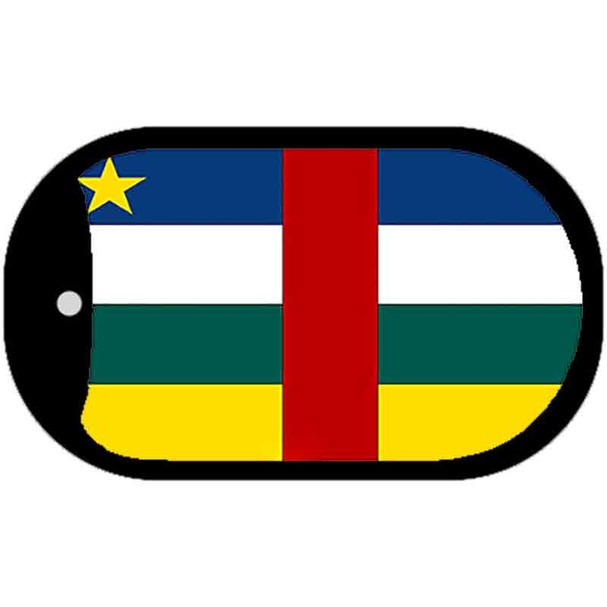 Central African Republic Flag Dog Tag Kit Wholesale Metal Novelty Necklace