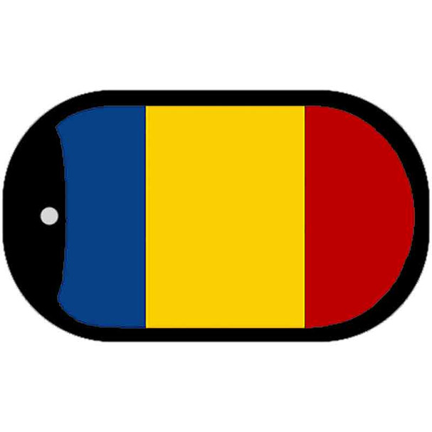 Chad Flag Dog Tag Kit Wholesale Metal Novelty Necklace