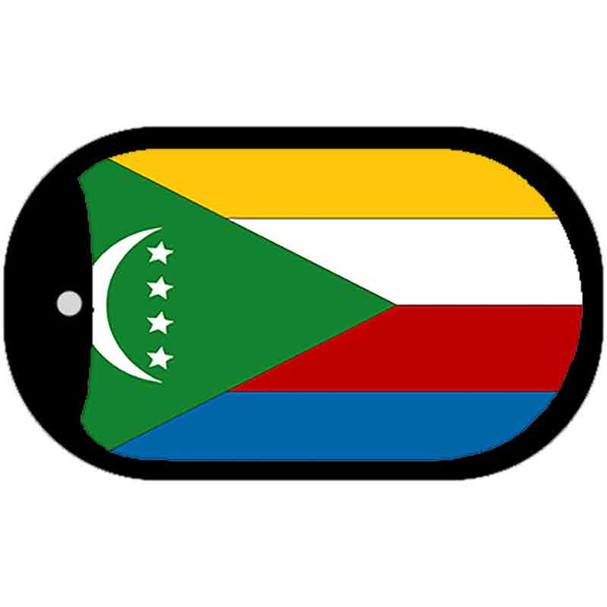 Comoros Flag Dog Tag Kit Wholesale Metal Novelty Necklace