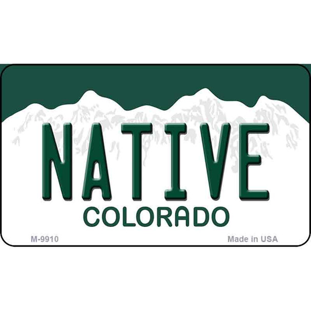 Native Colorado Background Wholesale Metal Novelty Magnet