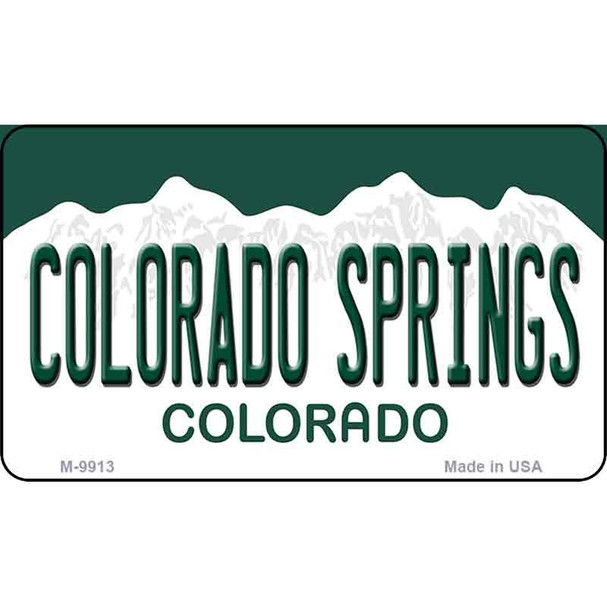 Colorado Springs Colorado Wholesale Metal Novelty Magnet