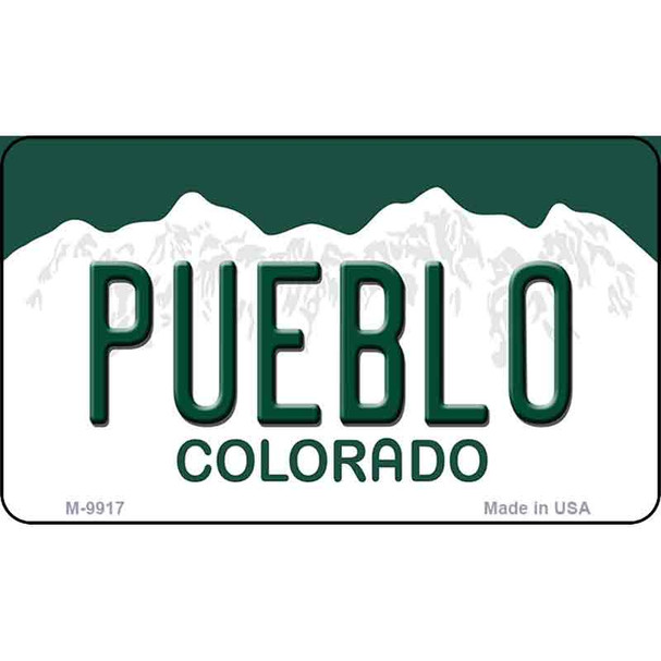 Pueblo Colorado Background Wholesale Metal Novelty Magnet