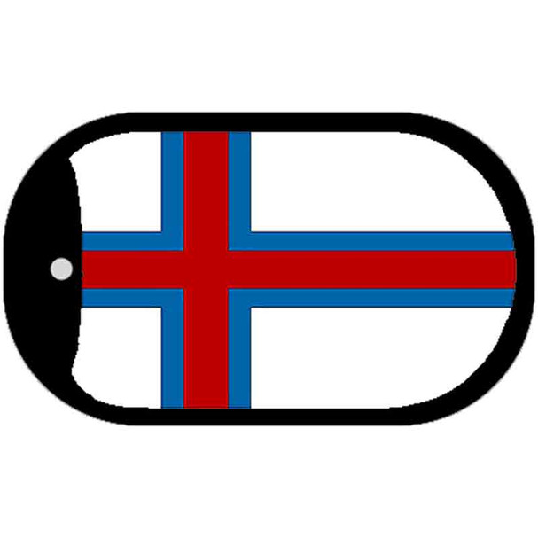 Faroe Islands Flag Dog Tag Kit Wholesale Metal Novelty Necklace