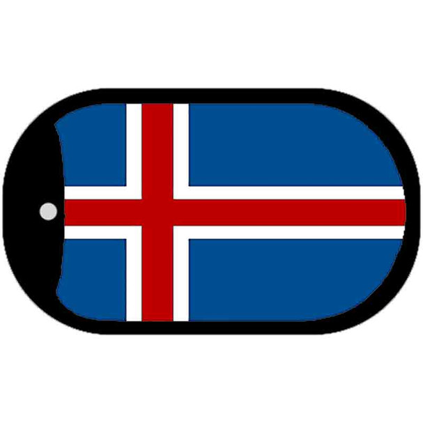 Iceland Flag Dog Tag Kit Wholesale Metal Novelty Necklace