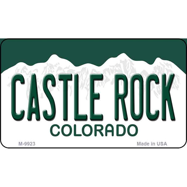 Castle Rock Colorado Background Wholesale Metal Novelty Magnet