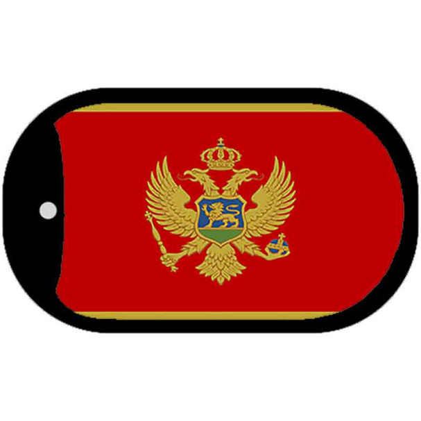 Montenegro Flag Dog Tag Kit Wholesale Metal Novelty Necklace