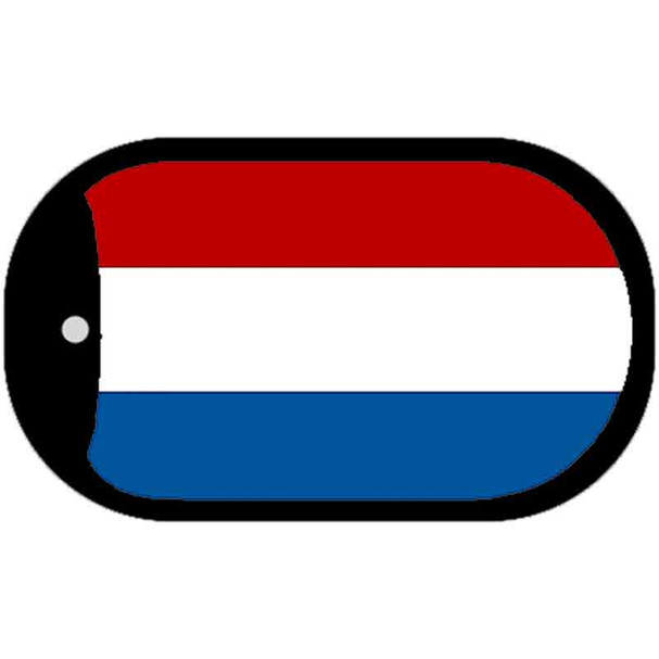 Netherlands Flag Dog Tag Kit Wholesale Metal Novelty Necklace