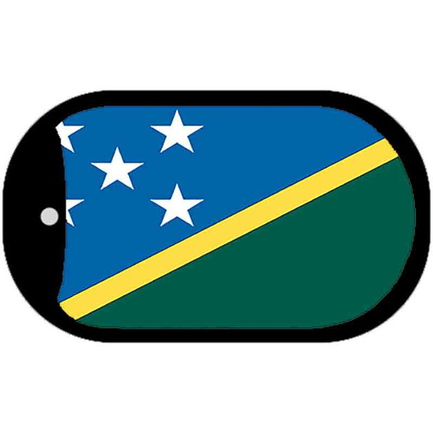 Solomon Islands Flag Dog Tag Kit Wholesale Metal Novelty Necklace