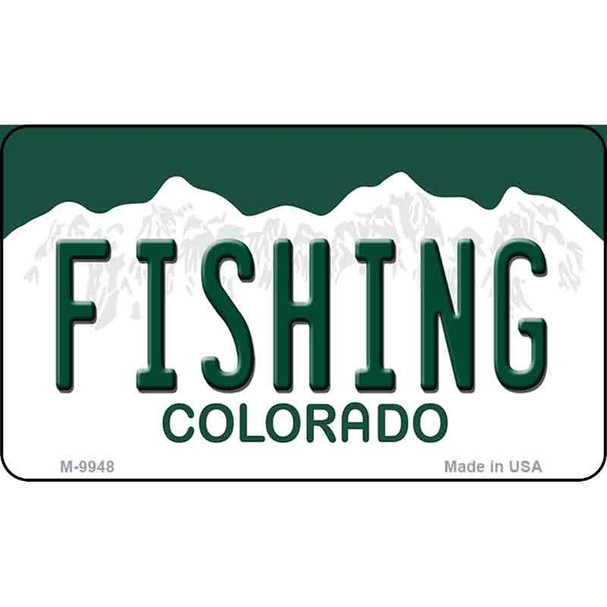 Fishing Colorado State Wholesale Novelty Metal Magnet