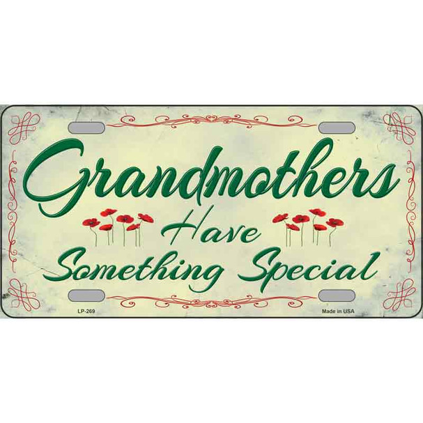 Grandmothers Something Special Wholesale Metal Novelty License Plate