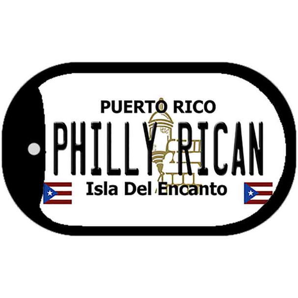 Philly Rican Puerto Rico Flag Dog Tag Kit Wholesale Metal Novelty Necklace