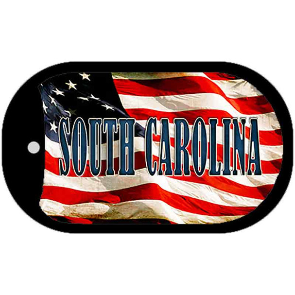 South Carolina Wholesale Metal Novelty Dog Tag Necklace