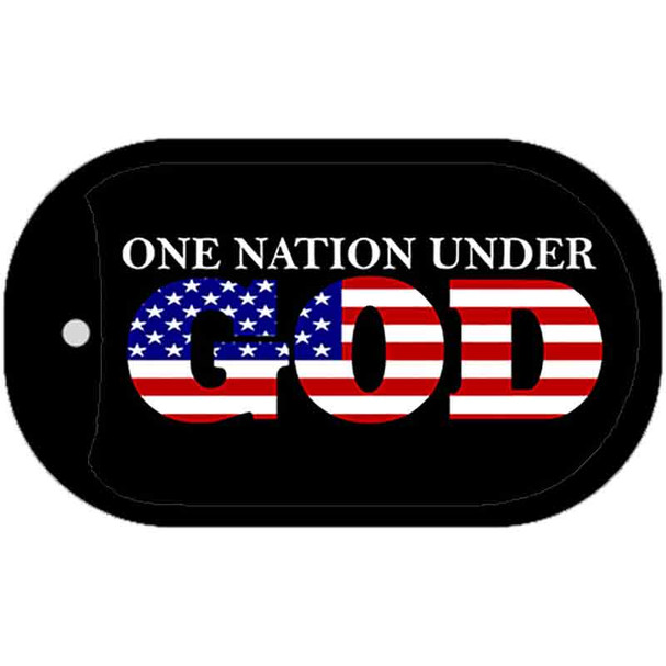 One Nation Under God Tag Kit Wholesale Metal Novelty Necklace