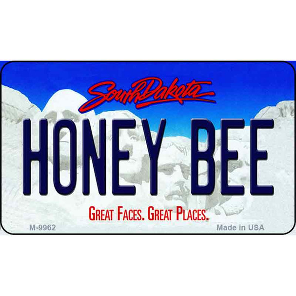 Honey Bee South Dakota State Background Magnet Novelty Wholesale