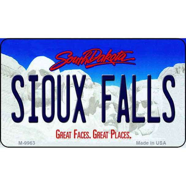 Sioux Falls South Dakota State Wholesale Novelty Metal Magnet