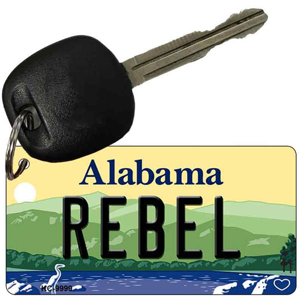 Rebel Alabama Wholesale Metal Novelty Key Chain