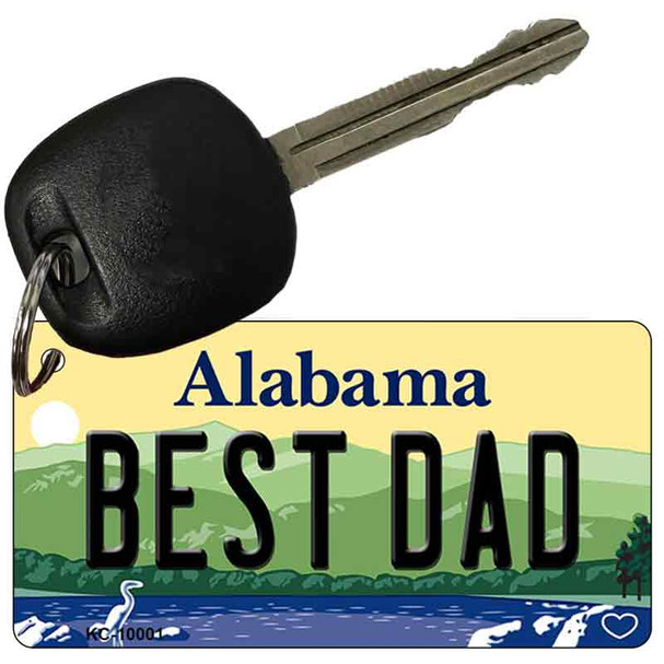 Best Dad Alabama Wholesale Metal Novelty Key Chain