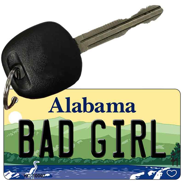 Bad Girl Alabama Wholesale Metal Novelty Key Chain