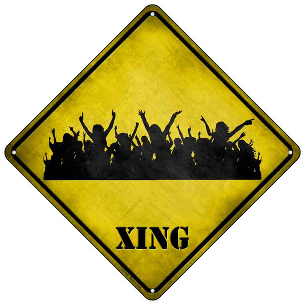 Event Crowd Xing Novelty Metal Crossing Sign Wholesale