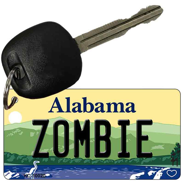 Zombie Alabama Wholesale Metal Novelty Key Chain
