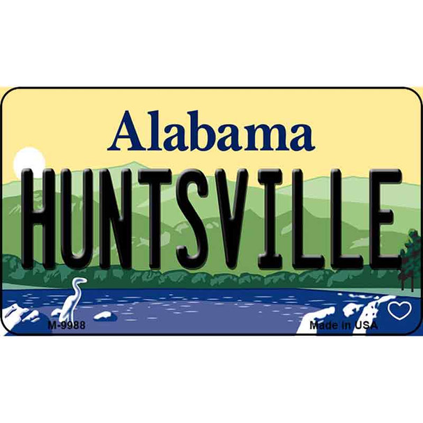 Huntsville Alabama State Background Magnet Novelty Wholesale