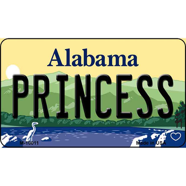 Princess Alabama State Background Magnet Novelty Wholesale