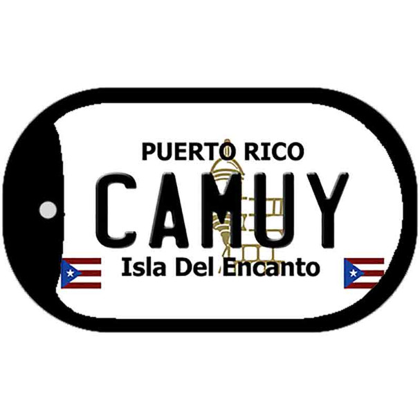 Camuy Puerto Rico Flag Dog Tag Kit Wholesale Metal Novelty Necklace