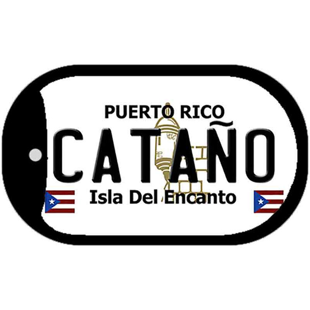 Catano Puerto Rico Flag Dog Tag Kit Wholesale Metal Novelty Necklace