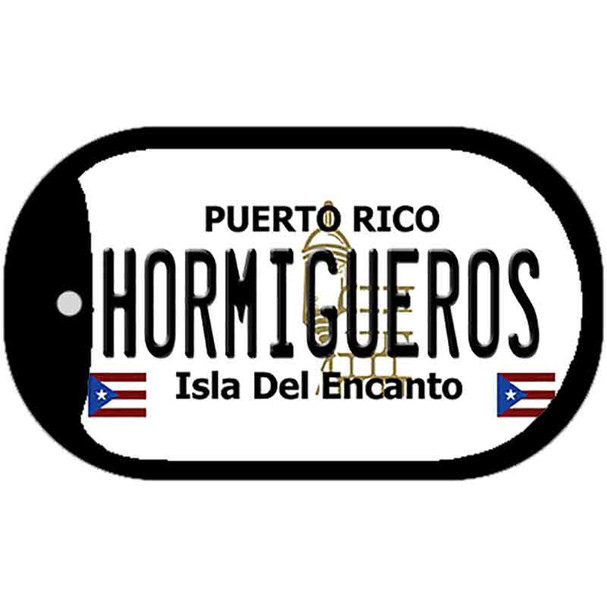 Hormigueros Puerto Rico Flag Dog Tag Kit Wholesale Metal Novelty Necklace