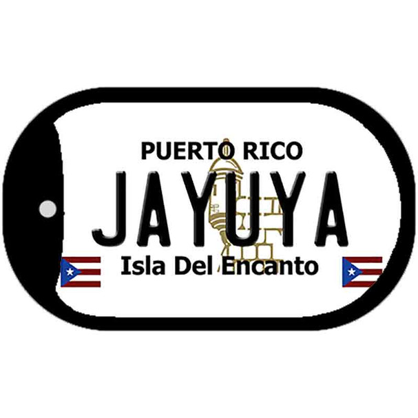 Jayuya Puerto Rico Flag Dog Tag Kit Wholesale Metal Novelty Necklace