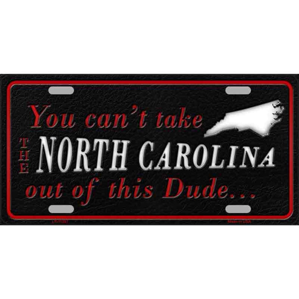 North Carolina Dude Wholesale Novelty Metal License Plate