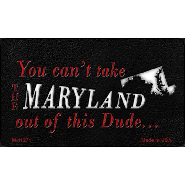 Maryland Dude Magnet Novelty Metal Wholesale M-11274