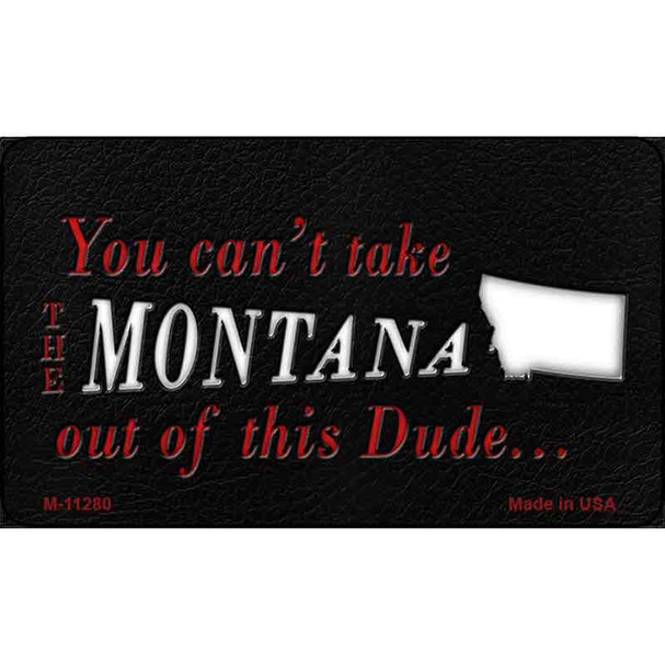 Montana Dude Magnet Novelty Metal Wholesale M-11280