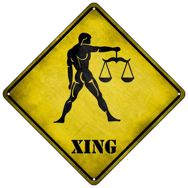 Libra Zodiac Animal Xing Wholesale Novelty Metal Crossing Sign