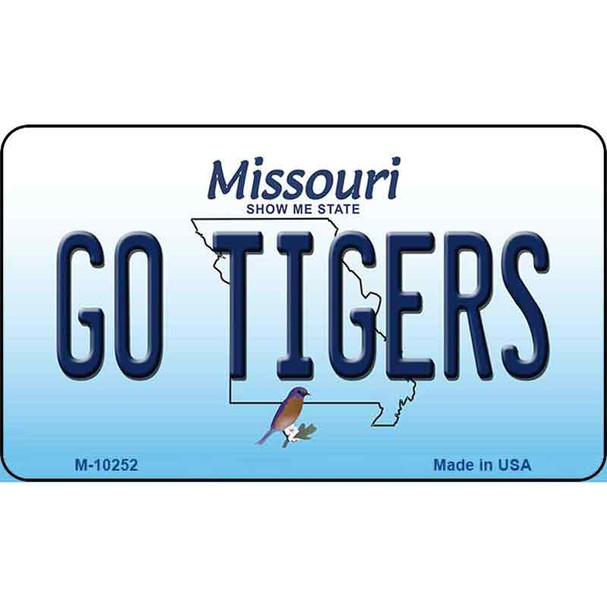 Go Tigers Missouri State License Plate Wholesale Magnet