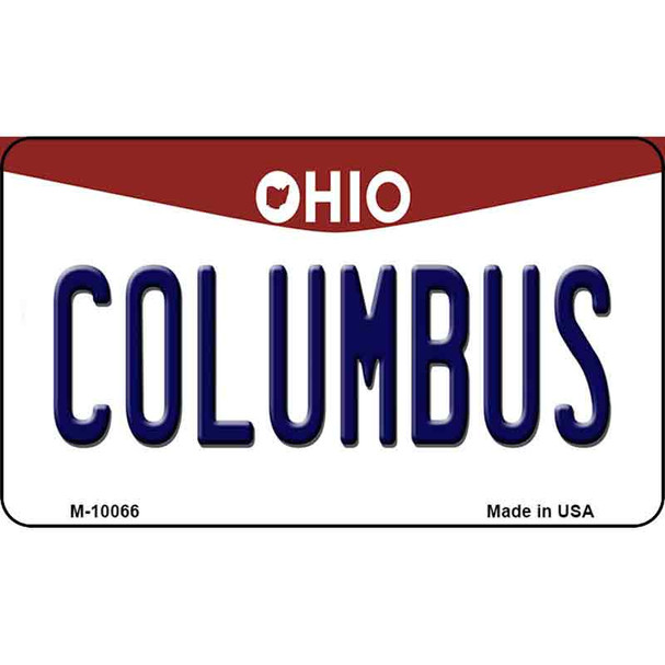 Columbus Ohio State License Plate Wholesale Magnet