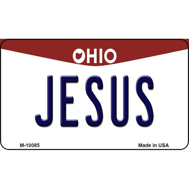 Jesus Ohio State License Plate Wholesale Magnet