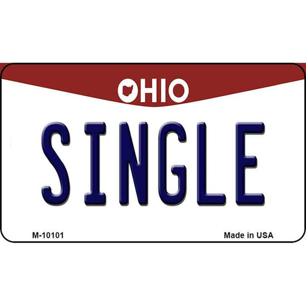 Single Ohio State License Plate Wholesale Magnet