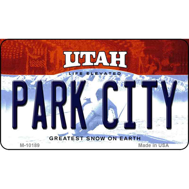 Park City Utah State License Plate Wholesale Magnet