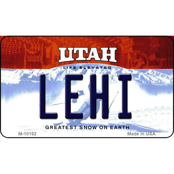 Lehi Utah State License Plate Wholesale Magnet