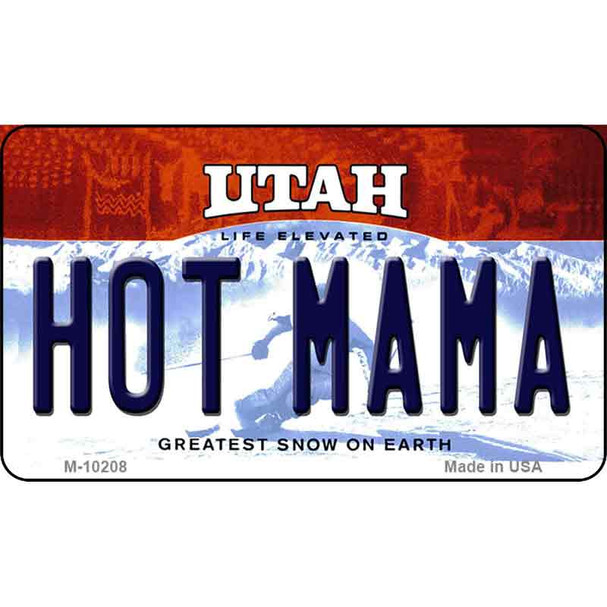 Hot Mama Utah State License Plate Wholesale Magnet