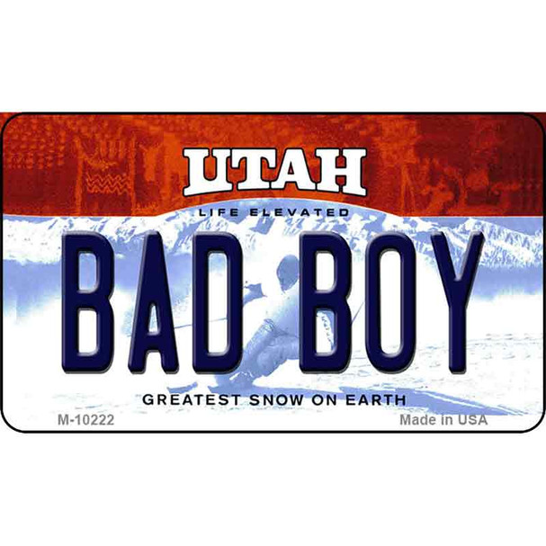 Bad Boy Utah State License Plate Wholesale Magnet