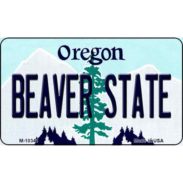 Beaver State Oregon State License Plate Wholesale Magnet