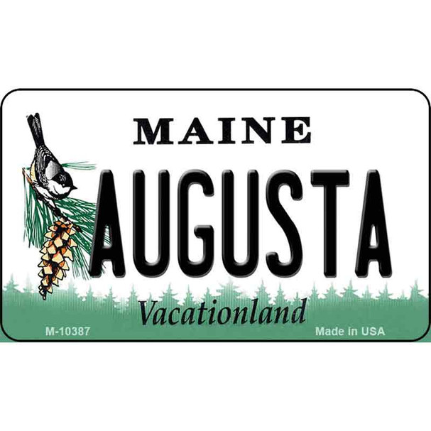 Augusta Maine State License Plate Wholesale Magnet