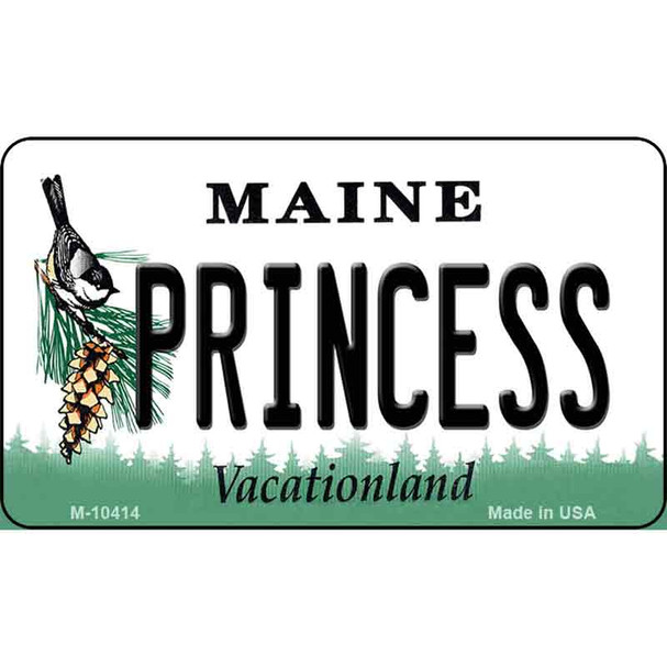 Princess Maine State License Plate Wholesale Magnet