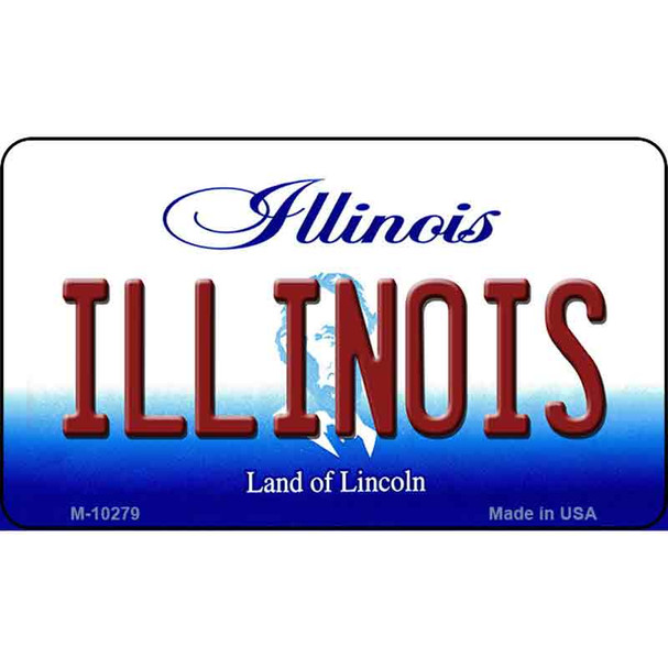 Illinois State License Plate Wholesale Magnet