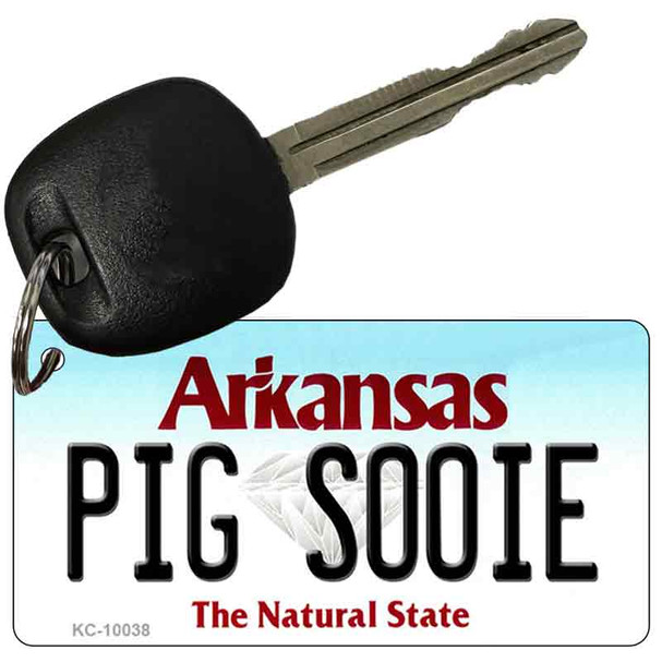 Pig Soonie Arkansas State License Plate Wholesale Key Chain