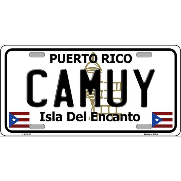 Camuy Wholesale Metal Novelty License Plate